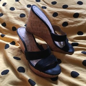 Nine West 2" wedge heels size 37